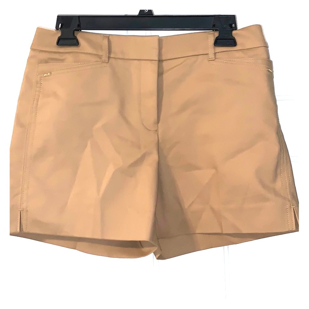 WHBM Stretch khaki shorts NWT size 4